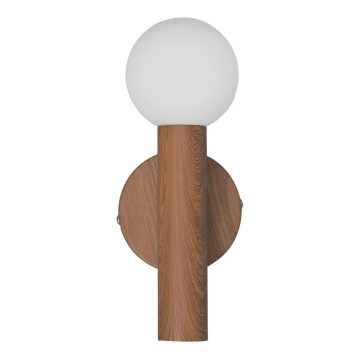 ITALUX - Sieninė lempa FILANO 1xG9/5W/230V ruda