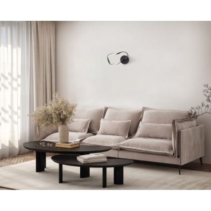 ITALUX - LED sieninis šviestuvas AMAYA LED/20W/230V juodas