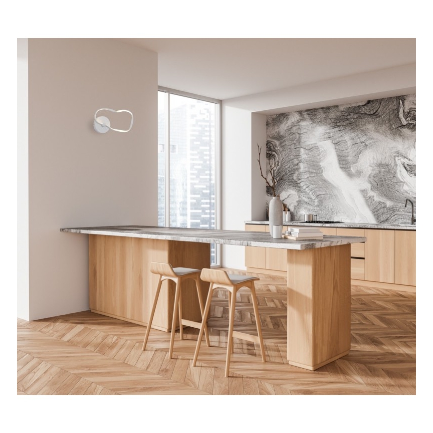 ITALUX - LED sieninis šviestuvas AMAYA LED/20W/230V balta