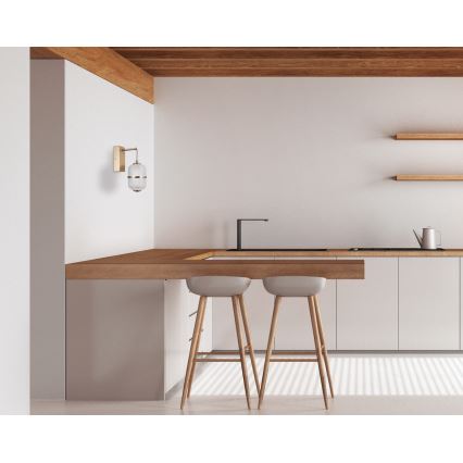 ITALUX - LED sieninis šviestuvas ALANI LED/6W/230V 3000K auksinis
