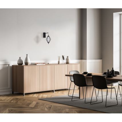 ITALUX - LED Sieninis šviestuvas SEVILLA LED/5W/230V 3000K juodas
