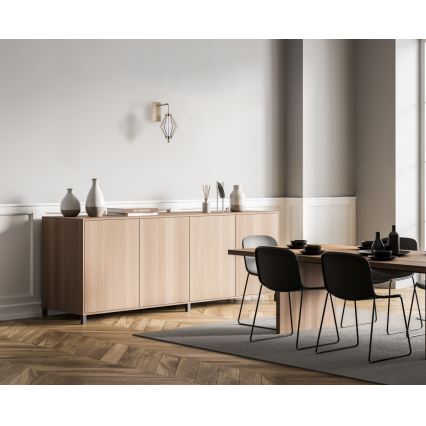 ITALUX - LED sieninis šviestuvas SEVILLA LED/5W/230V 3000K, auksos spalvos