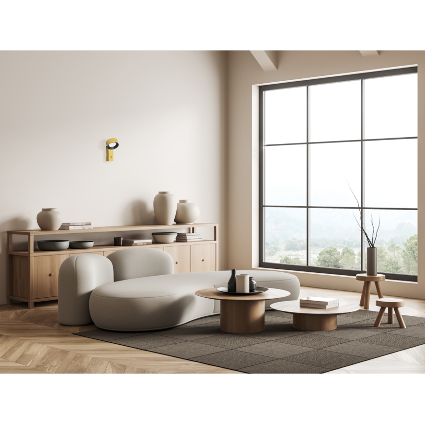 ITALUX - LED sieninis šviestuvas OTAL LED/1,8W/230V 4000K geltonas