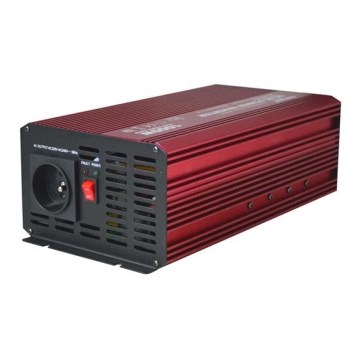 Įtampos keitiklis CARSPA 1000W/12/230V + USB