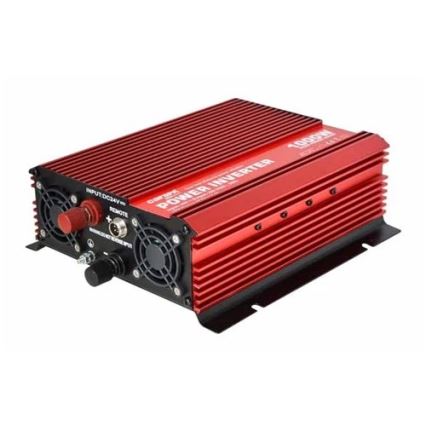 Įtampos keitiklis CARSPA 1000W/24/230V + USB