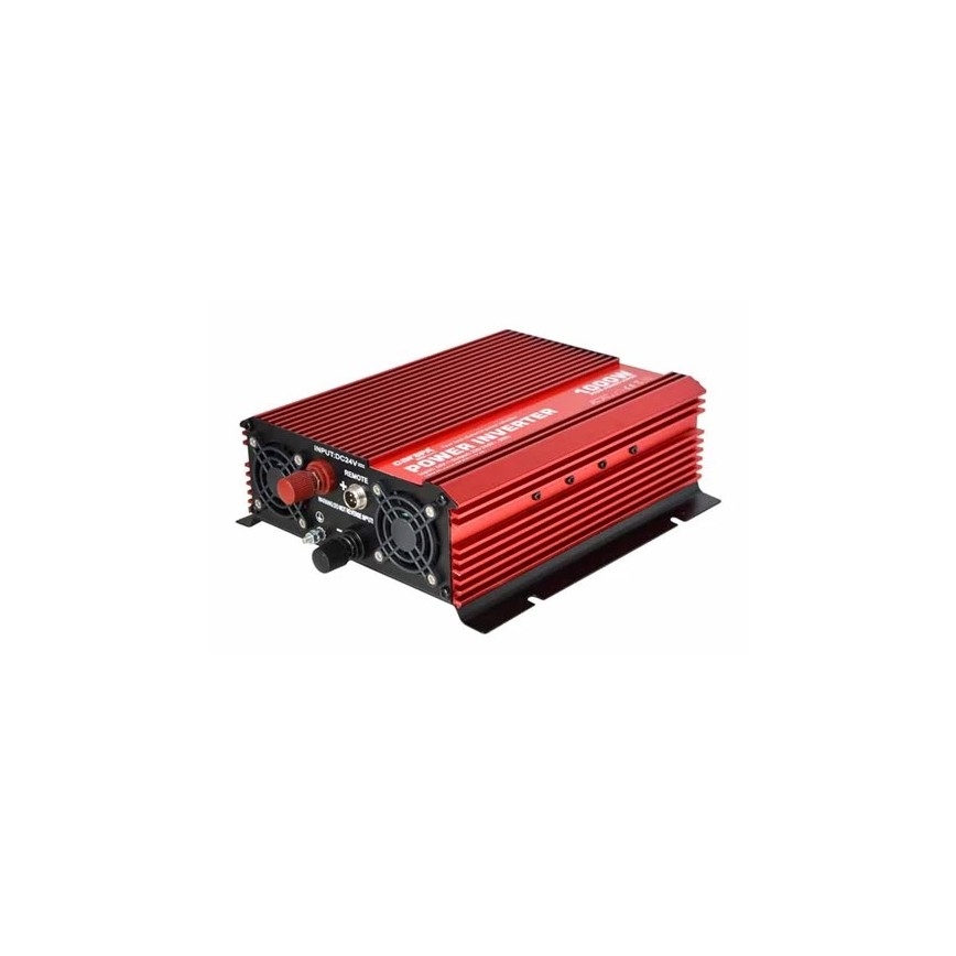 Įtampos keitiklis CARSPA 1000W/24/230V + USB