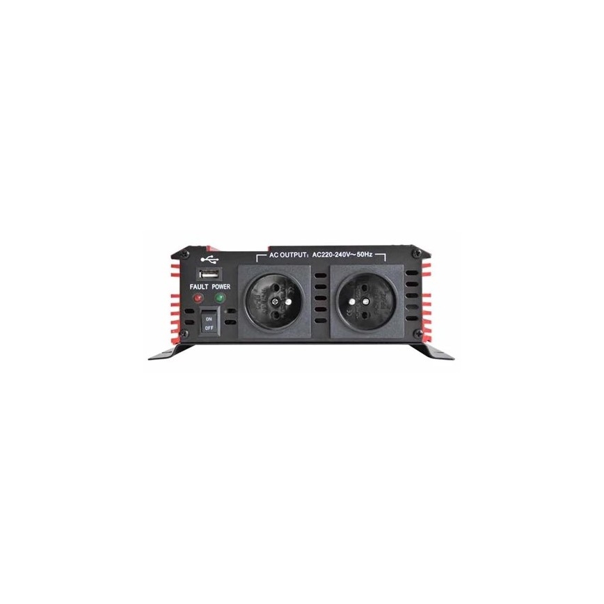 Įtampos keitiklis CARSPA 1000W/24/230V + USB