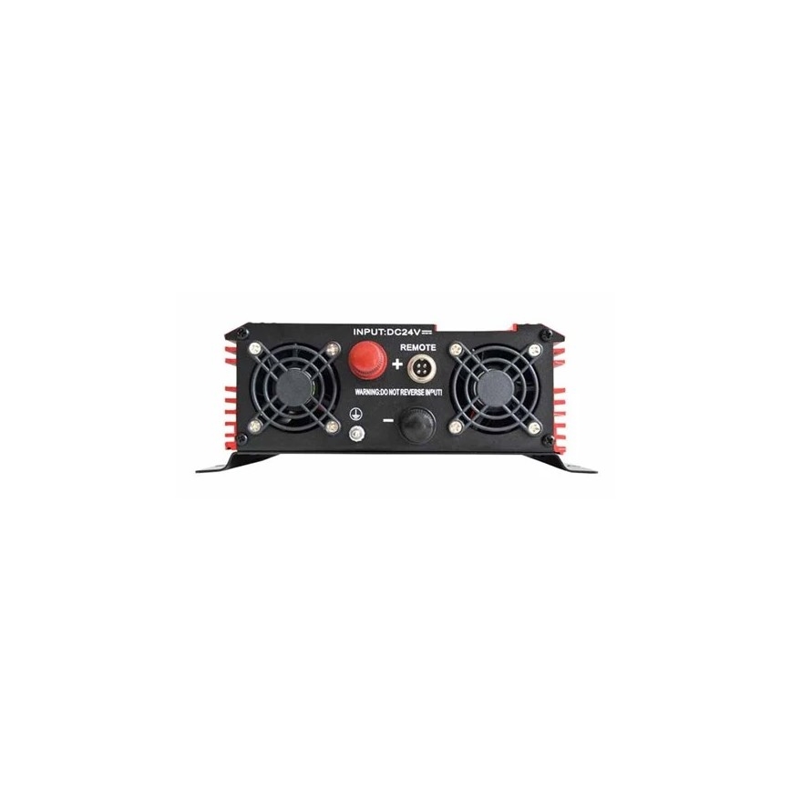 Įtampos keitiklis CARSPA 1000W/24/230V + USB