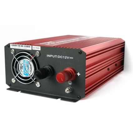 Įtampos keitiklis CARSPA 600W/12/230V + USB