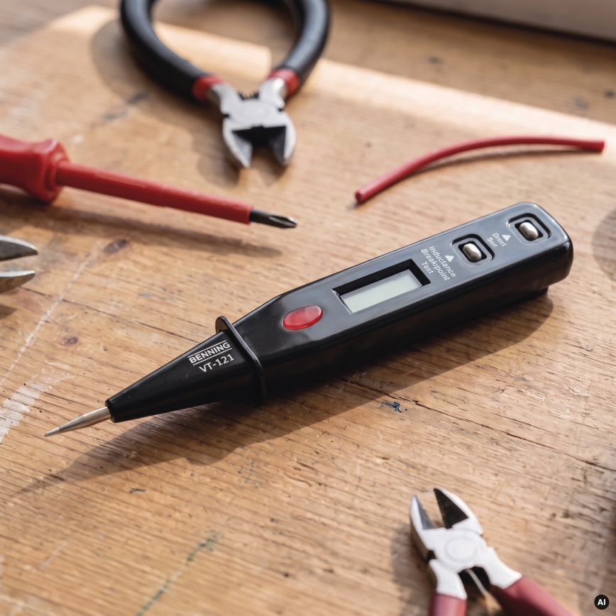 Įtampos testeris VT-121 12-250V juodas