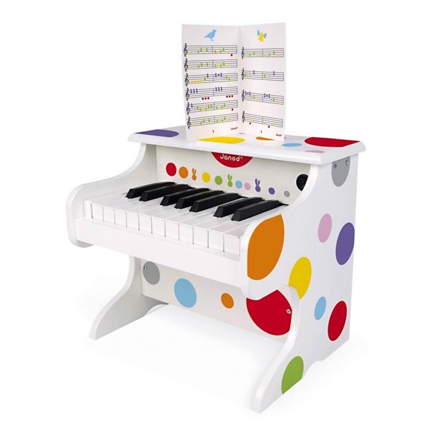 Janod - Elektroninis pianinas CONFETTI 4xAA