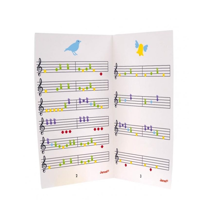 Janod - Elektroninis pianinas CONFETTI 4xAA
