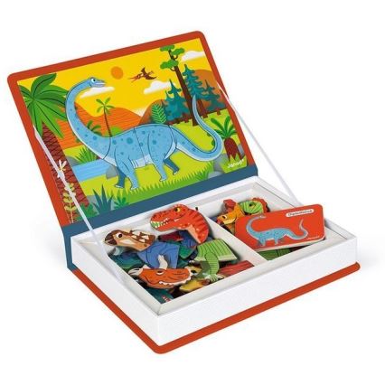 Janod - Magnetinė interaktyvi MAGNETIBOOK rinkinys dinozaurai