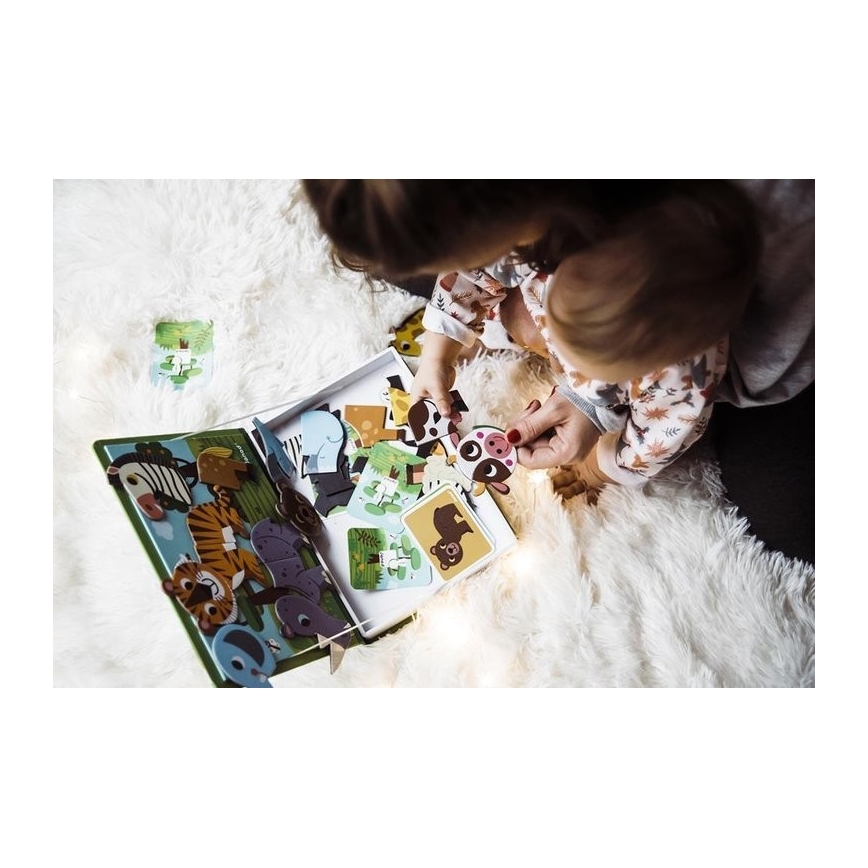 Janod - Magnetinė interaktyvi MAGNETIBOOK rinkinys gyvūnai