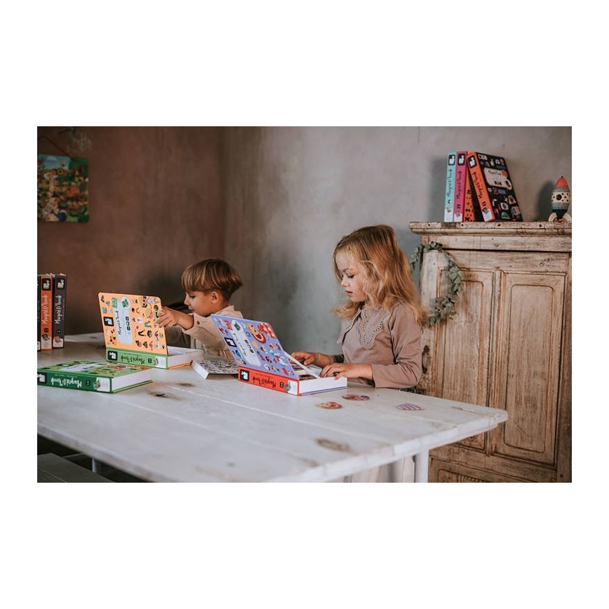 Janod - Magnetinis interaktyvus rinkinys MAGNETIBOOK gyvūnai