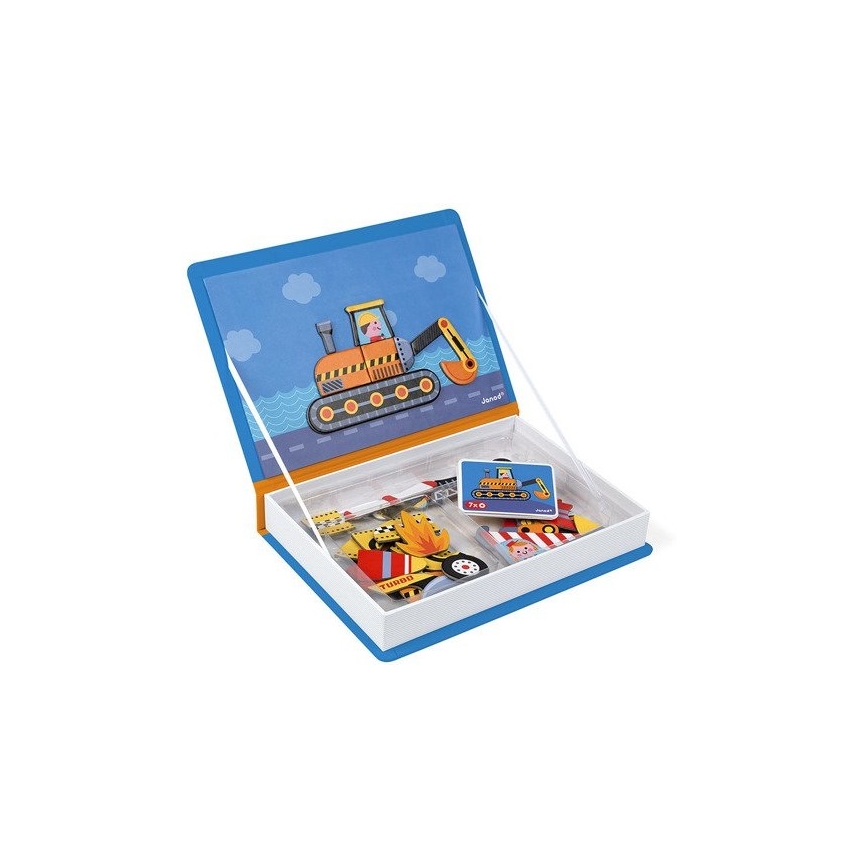 Janod - Magnetinis interaktyvus rinkinys MAGNETIBOOK gyvūnai