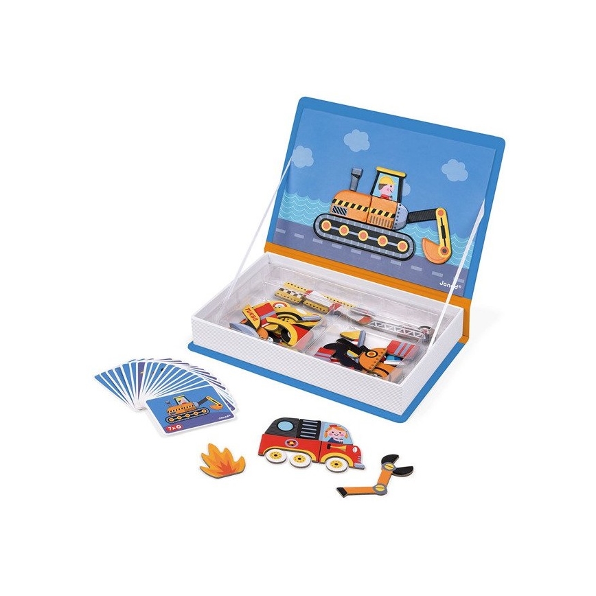 Janod - Magnetinis interaktyvus rinkinys MAGNETIBOOK gyvūnai