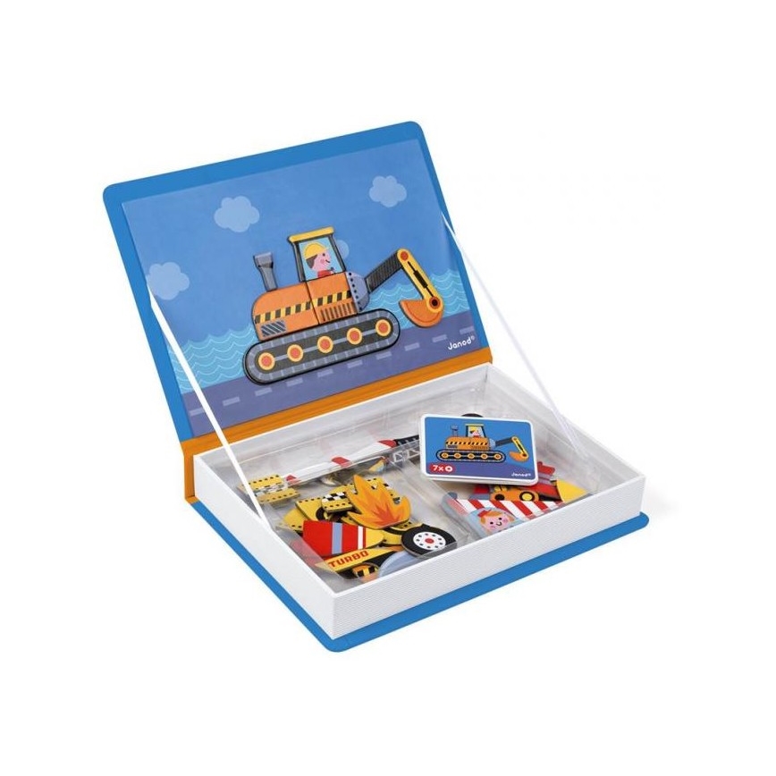 Janod - Magnetinis interaktyvus rinkinys MAGNETIBOOK gyvūnai