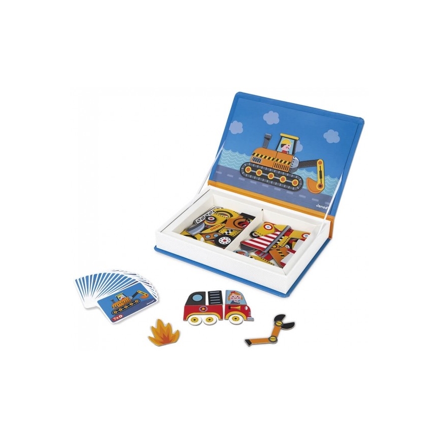 Janod - Magnetinis interaktyvus rinkinys MAGNETIBOOK gyvūnai
