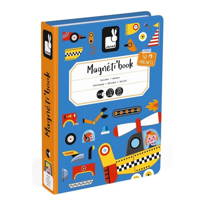 Janod - Magnetinis interaktyvus rinkinys MAGNETIBOOK gyvūnai