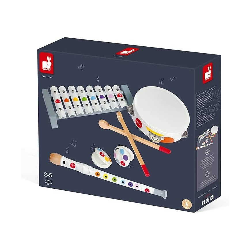 Janod - Muzikos instrumentų rinkinys CONFETTI