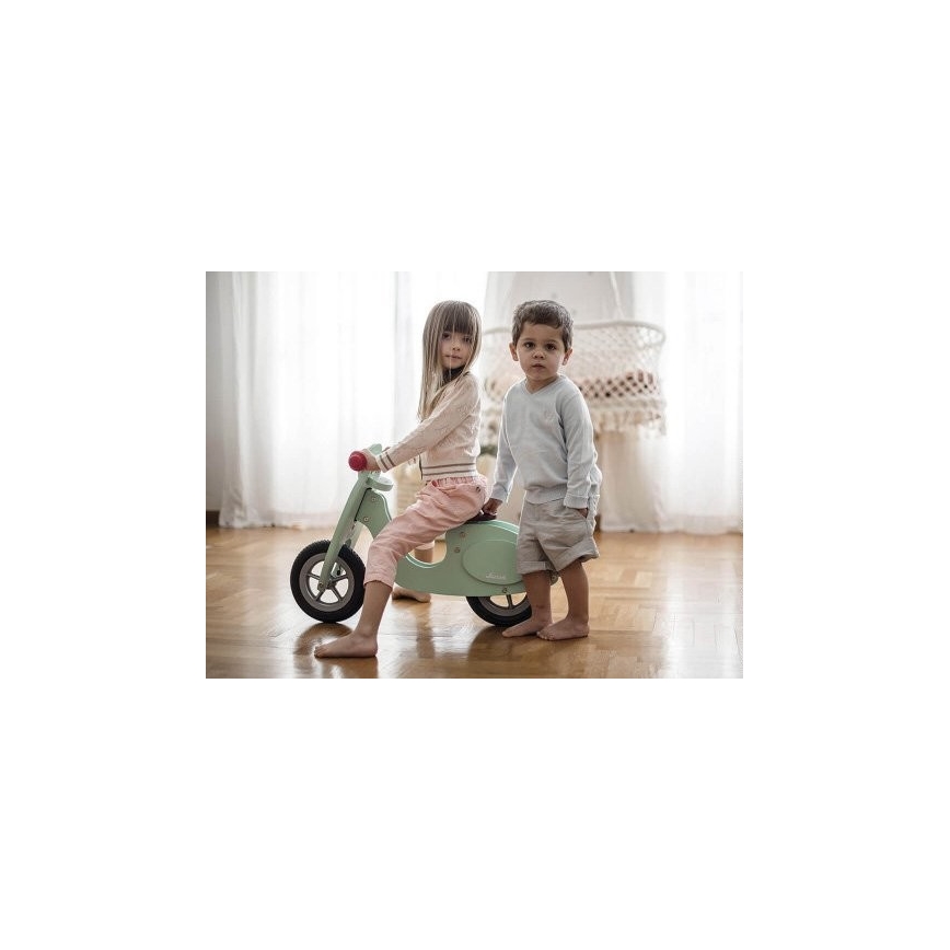 Janod - Vaikiškas stumiamas dviratis VESPA žalias