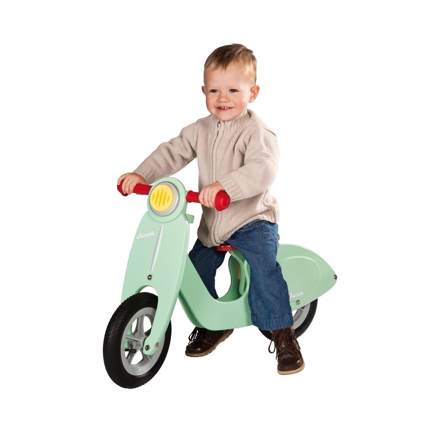 Janod - Vaikiškas stumiamas dviratis VESPA žalias