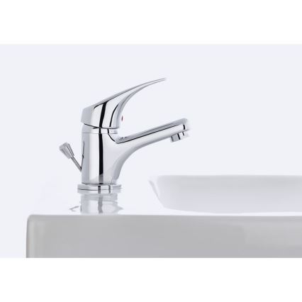 JIKA H3111N10041111 - Praustuvo čiaupas + kriauklės nuotekų sistema su pertekliumi TALAS 12,3 cm blizgus chromas