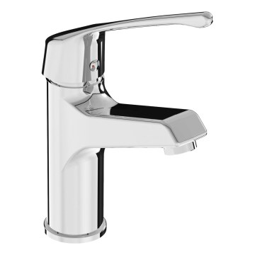 JIKA H3111W10045101 - Praustuvo čiaupas su medicinine rankenėle CUBE 16,4 cm blizgus chromas