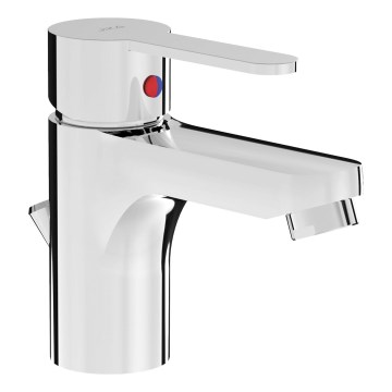 JIKA H3111Z10041111 - Praustuvo čiaupas + kriauklės nuotekų sistema su pertekliumi LYRA 12,5 cm blizgus chromas