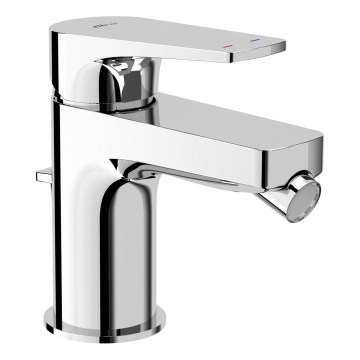 JIKA H3411X10041111 - Bidė čiaupas + nuotekos be perpildymo CUBITO 12,8 cm blizgus chromas