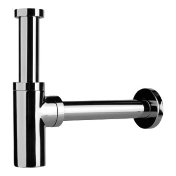 JIKA H3747100040001 - Apvalus kriauklės sifonas MIO blizgus chromas