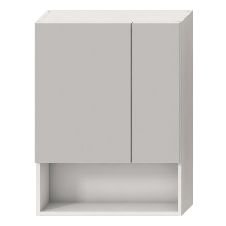 JIKA H4532410383041 - Veidrodinė spintelė su lentyna LYRA 80x60 cm balta