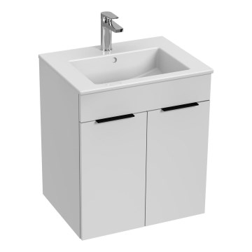 JIKA H4536111763001 - Vonios spintelė su praustuvu CUBE 60,7x55 cm balta
