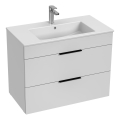 JIKA H4537621763001 - Vonios spintelė su praustuvu CUBE 80 cm balta