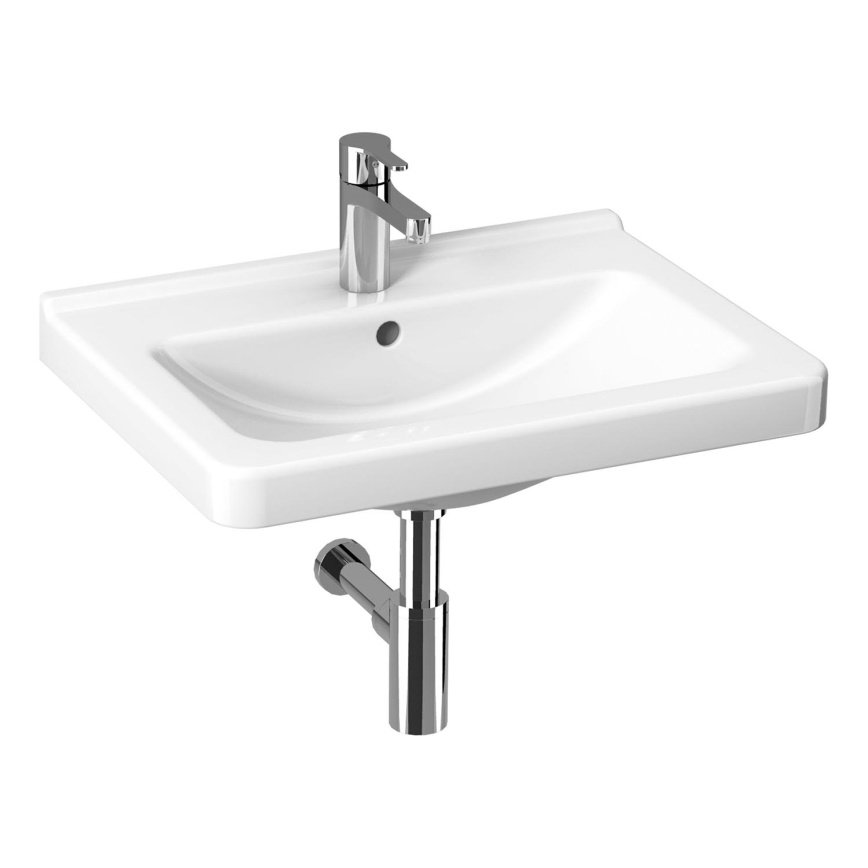 JIKA H8104240001041 - Pakabinamas praustuvas CUBITO 65x48,5 cm keramika/balta