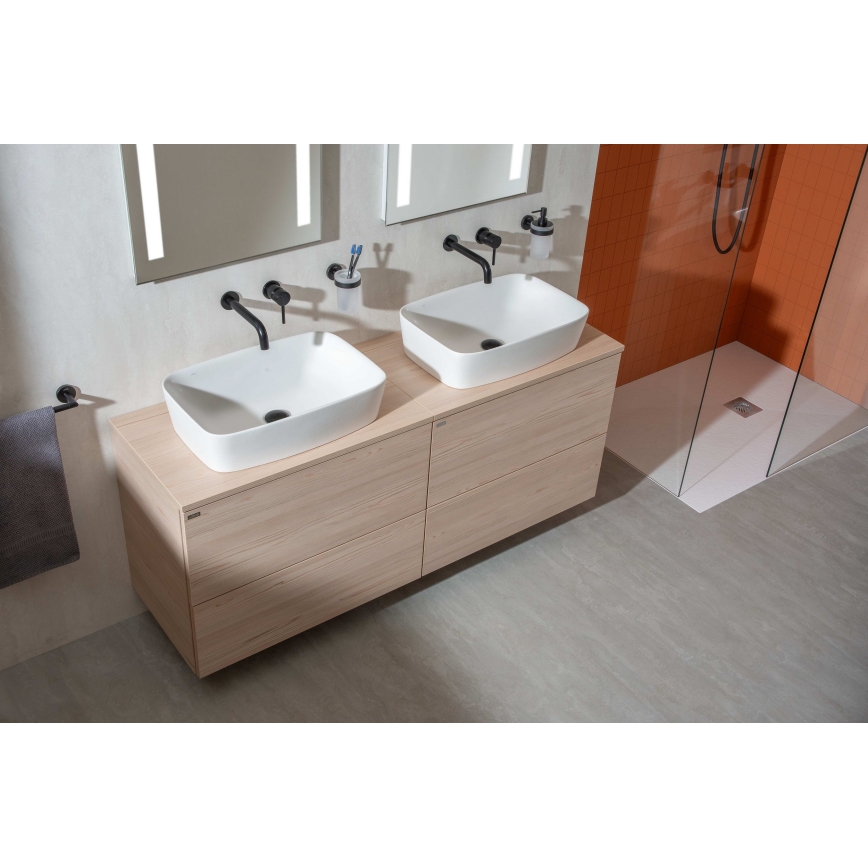 JIKA H8183827571041 - Pastatomas praustuvas LYRA 55x40 cm keramika/matinė balta