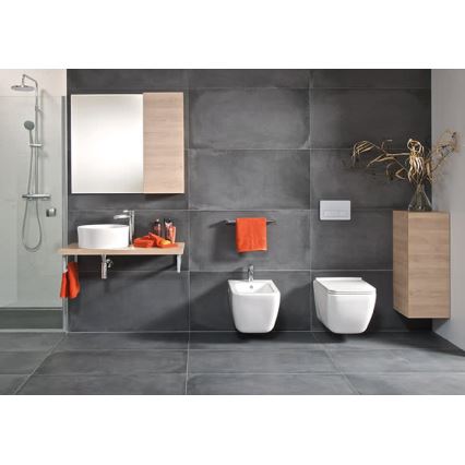 JIKA H8184200001121 - Pastatomas praustuvas CUBITO diametras 40 cm keramika/balta
