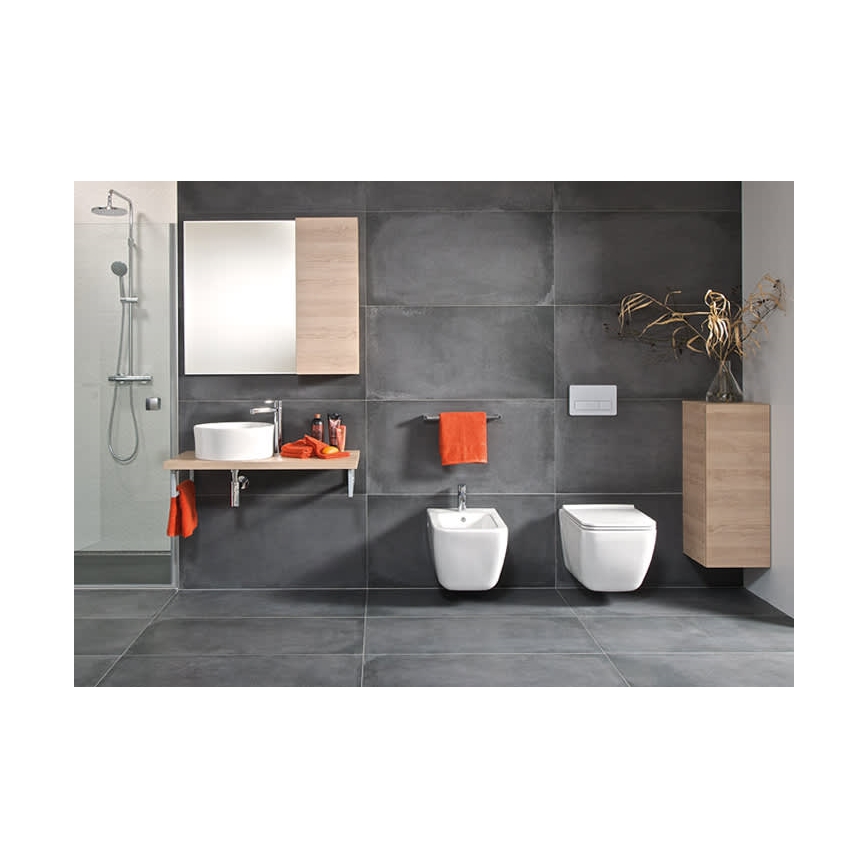 JIKA H8184200001121 - Pastatomas praustuvas CUBITO diametras 40 cm keramika/balta