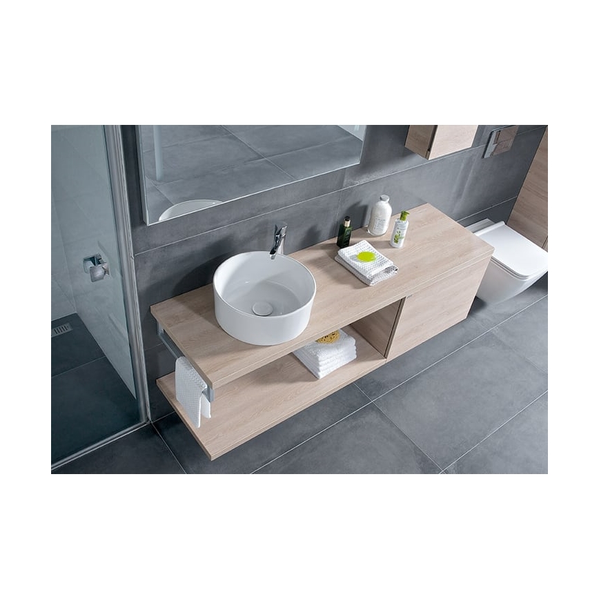 JIKA H8184200001121 - Pastatomas praustuvas CUBITO diametras 40 cm keramika/balta