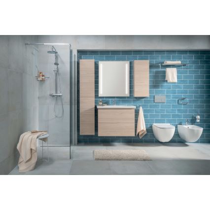 JIKA H8317121003021 - Pakabinamas bidė MIO keramika/perlų balta