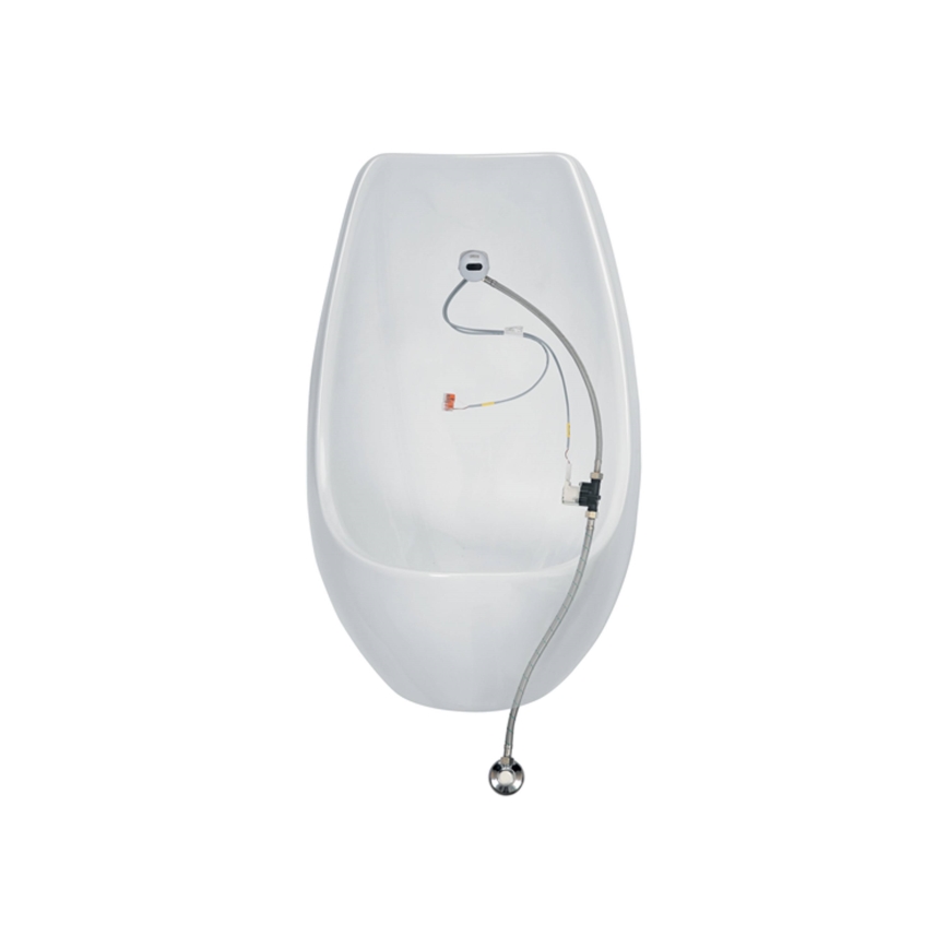 JIKA H8411010004871 - Pisuaras su jutikliu DOMINO 24V, galinis įvadai, galinis nuotekis, keramika/balta