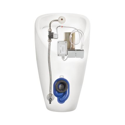 JIKA H8430700004901 - Pisuaras su jutikliu GOLEM 230V Vidinis vandens įvadas, galinis nuotekų išleidimas keramika/balta