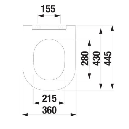 JIKA H8917167570631 - Tualeto dangtis SoftClose MIO duroplast/balta