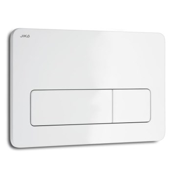 JIKA H8936620000001 - DUAL PRO dviejų pakopų nuleidimo mygtukas, baltas