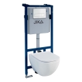 JIKA H8956520000001 - Įmontuojamas modulis pakabinamam WC su bideto paruošimu