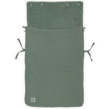 Jollein - Automobilinės kėdutės krepšys fleece BASIC KNIT 42x82 cm Ash Green