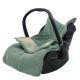 Jollein - Automobilinės kėdutės krepšys fleece BASIC KNIT 42x82 cm Ash Green