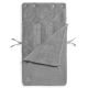 Jollein - Automobilinės kėdutės krepšys fleece BASIC KNIT 42x82 cm Stone Grey