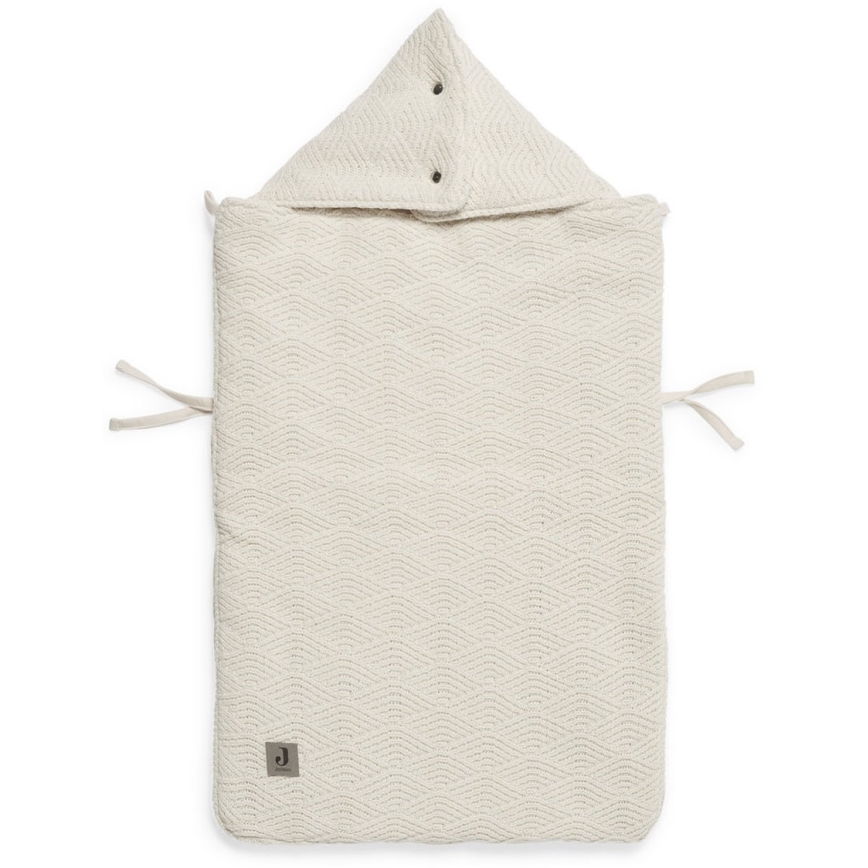 Jollein - Automobilinės kėdutės krepšys RIVER KNIT 42x82 cm Cream White